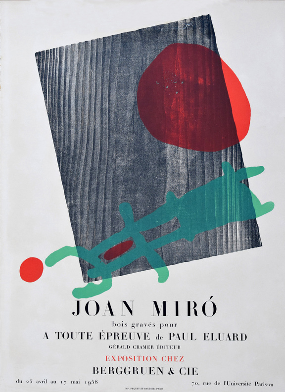 Picazo 9, AUSSTELLUNG »A TOUTE EPREUVE«. 1958
