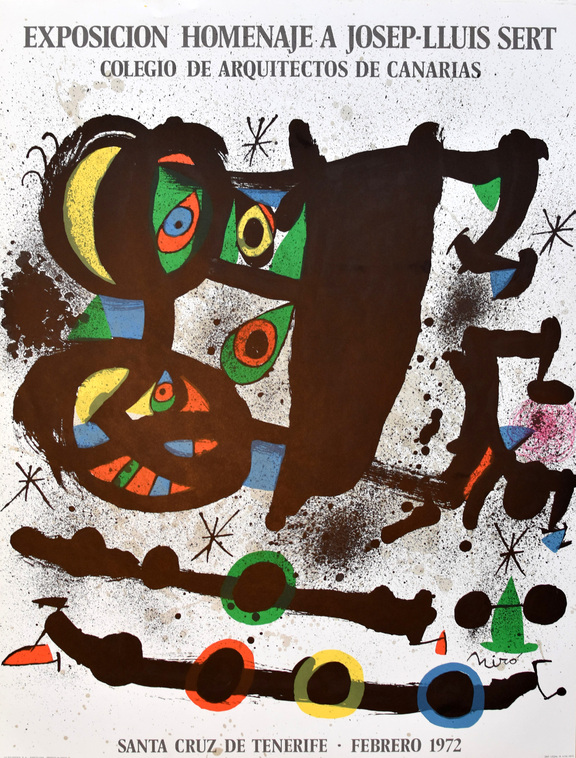 AUSSTELLUNG »HOMENAJE A JOSEP-LLUIS SERT«. 1972...