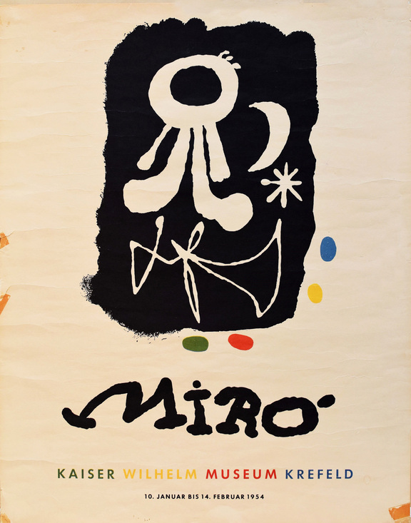 Plakat zu der Ausstellung Kaiser-Wihelm-Museum ...