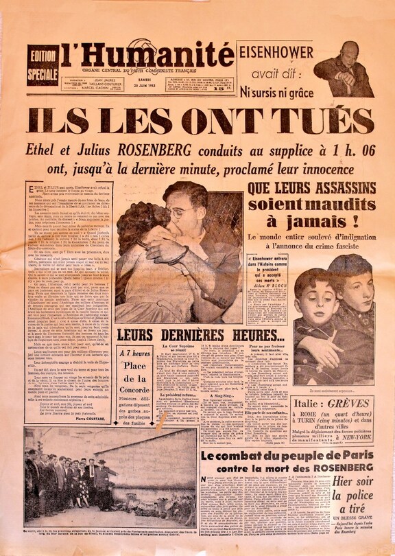 L`Humanite 20. Juni 1953 Original (eventuell hi...